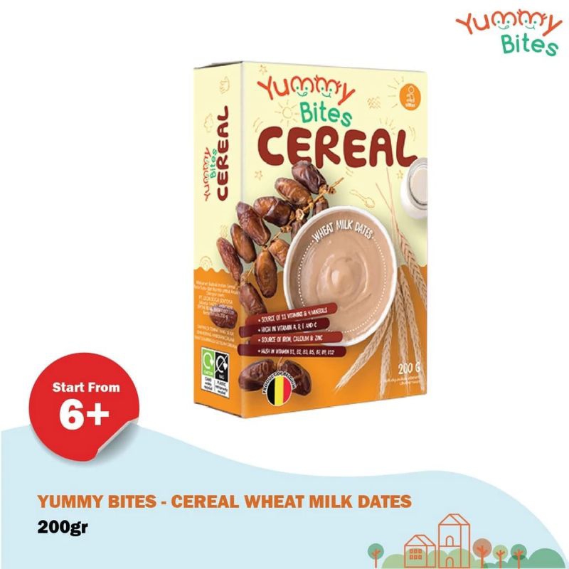 YUMMY BITES CEREAL WHEAT MILK DATES