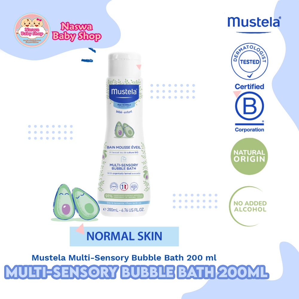 Mustela Normal Skin Multi Sensory Bubble Bath 200ml