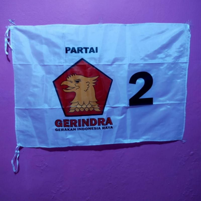 BENDERA PARPOL GERINDRA 80×120