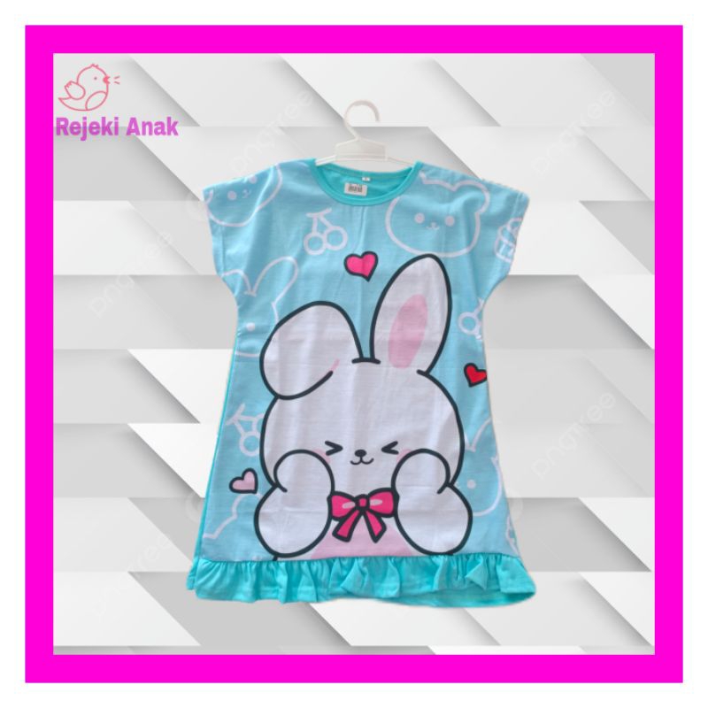 daster anak kaos print