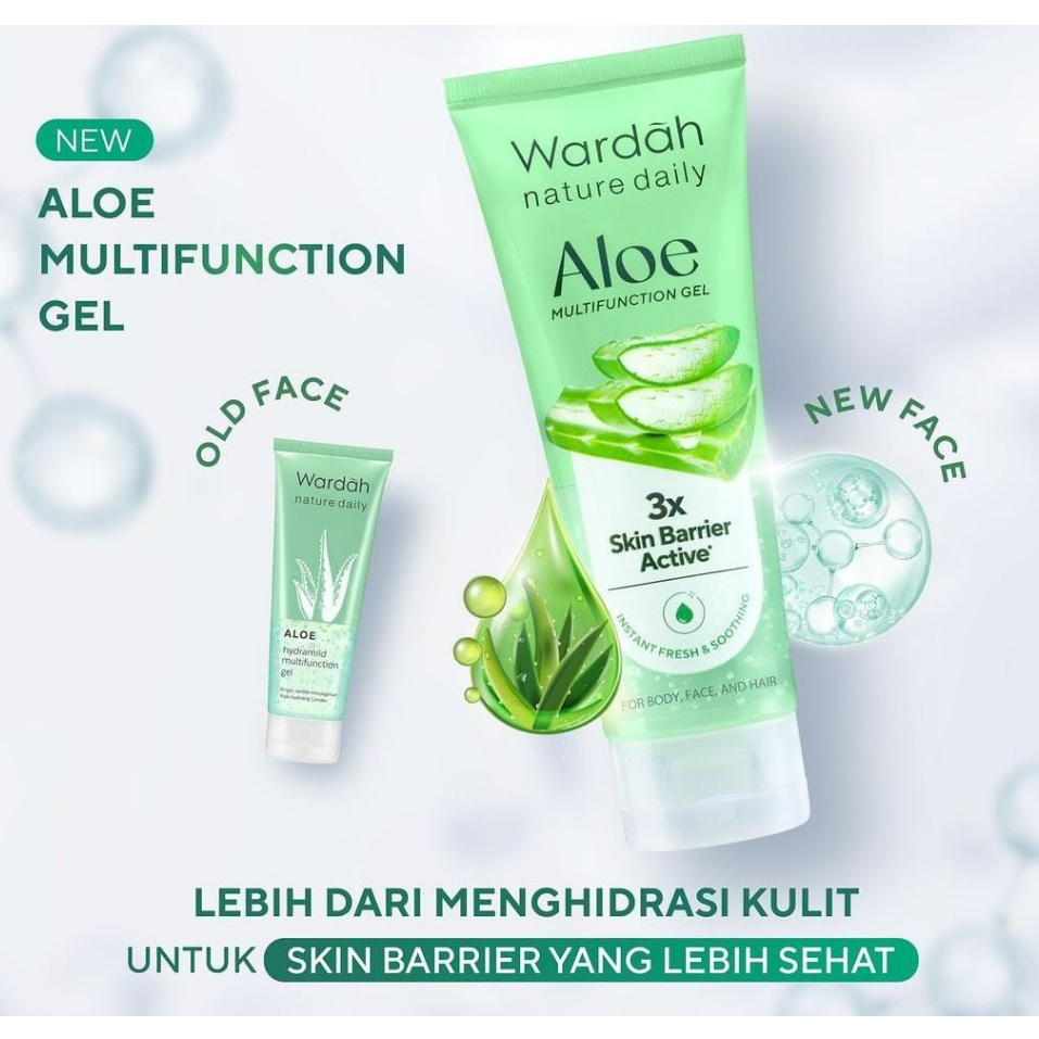 [100ml] Wardah Aloe Hydramild Multifunction Gel