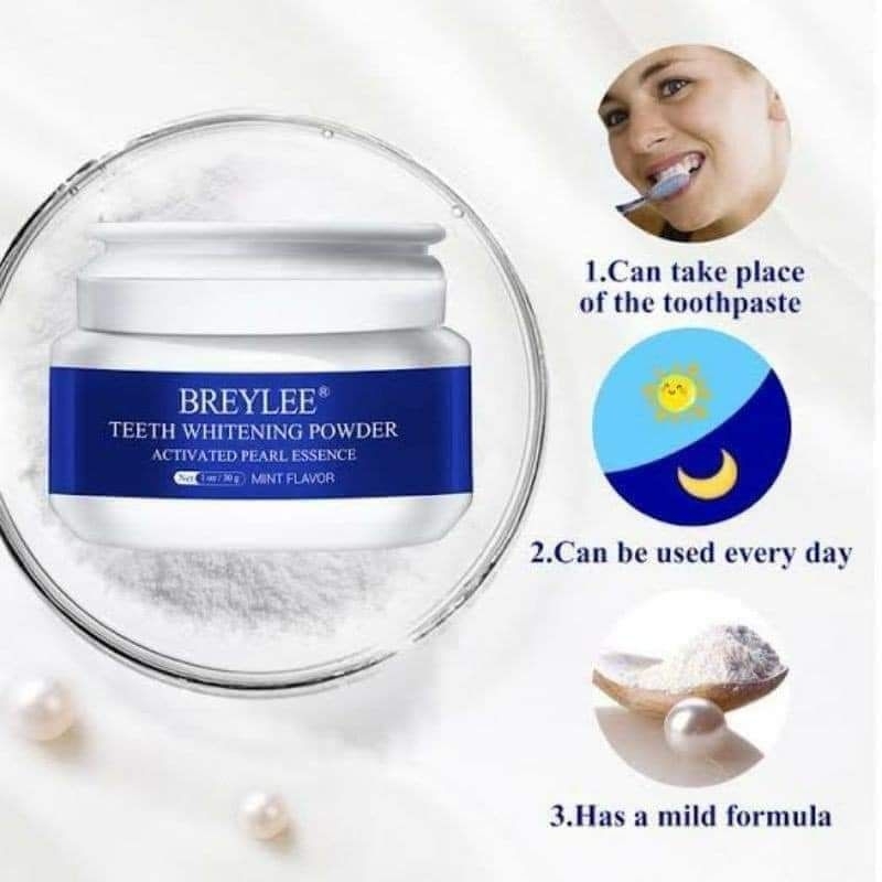 BREYLEE TEETH WHITENING POWDERBPOM