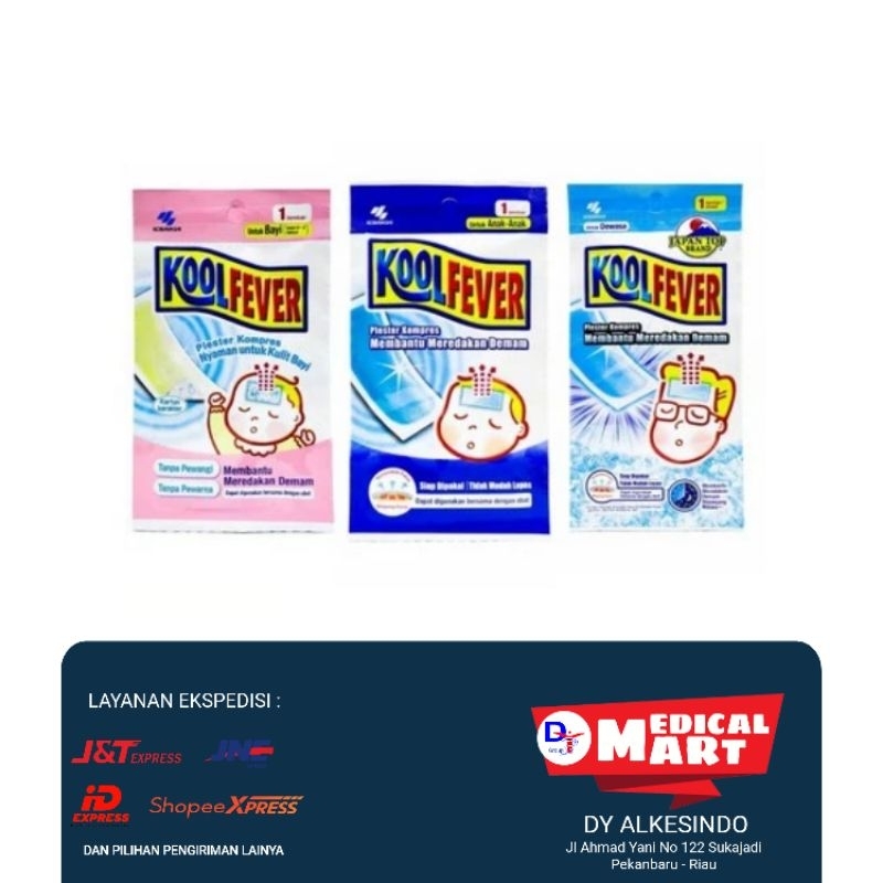 Koolfever per sachet bayi/anak/dewasa