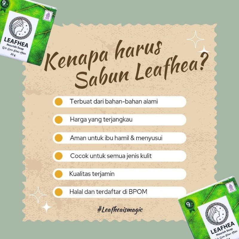Leafhea Nourish Soap Ecer