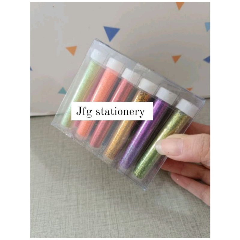 Bubuk Glitter Tabung isi 24