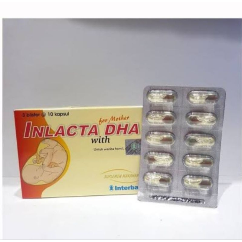 inlacta DHA strip 10 capsul