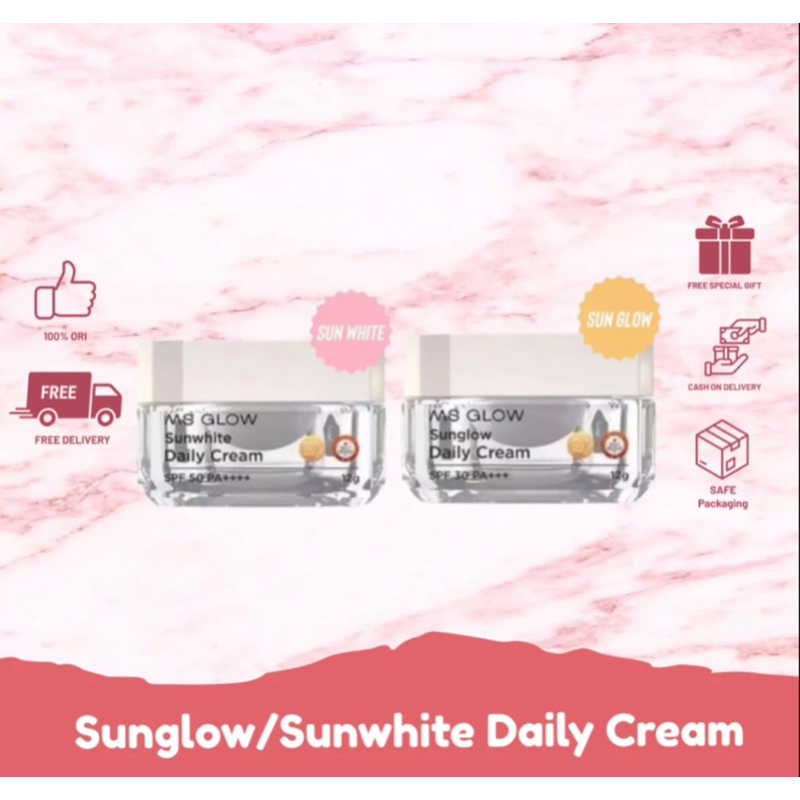 SUN GLOW & SUN WHITE MSGLOW