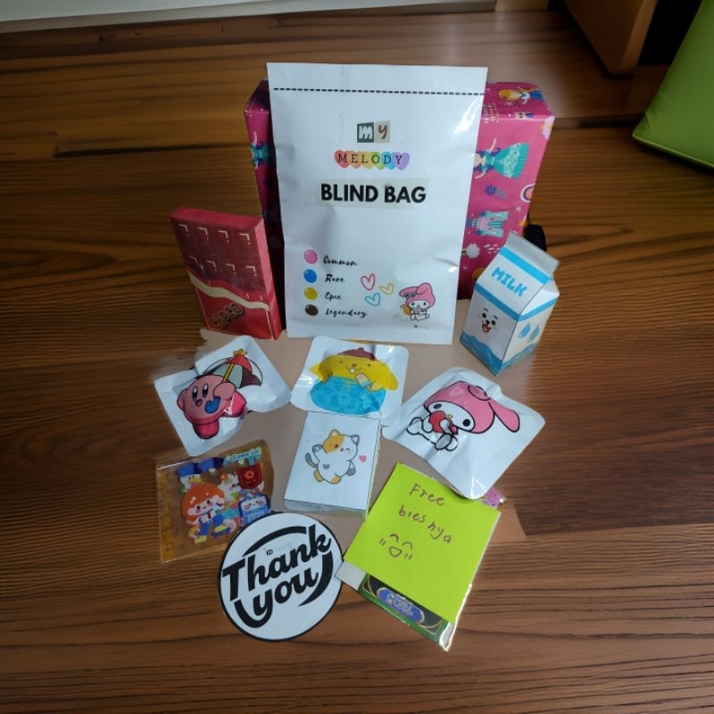 blind bag squishy handmade anak sd ( 001 )