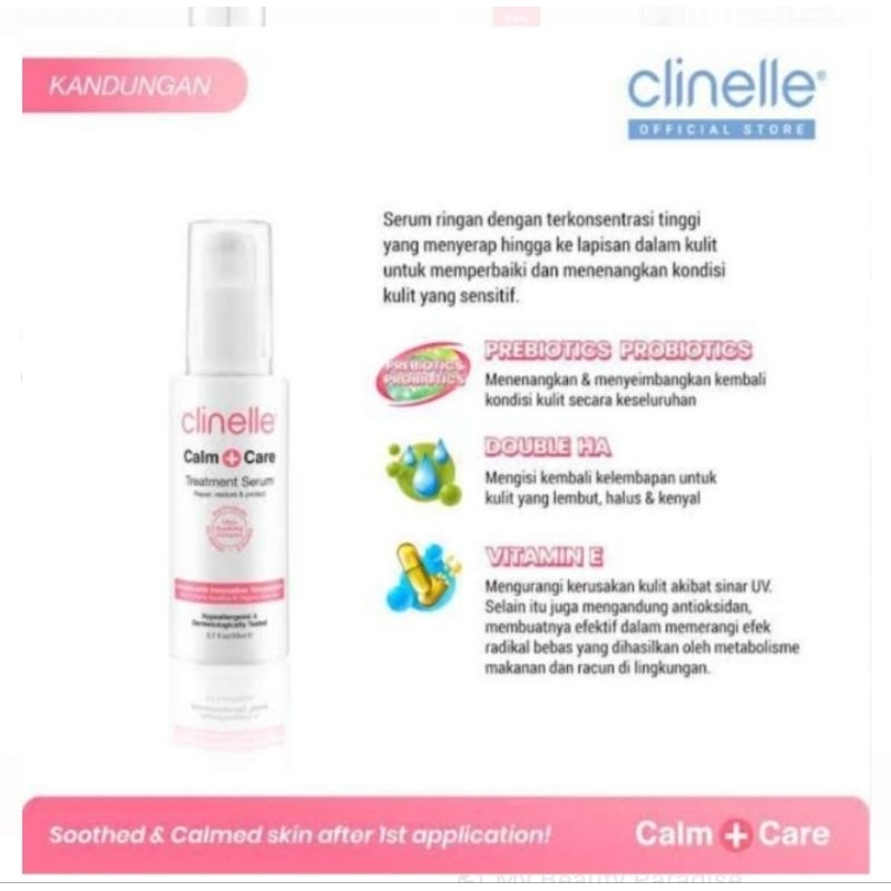 CLINELLE Calm+care Serum