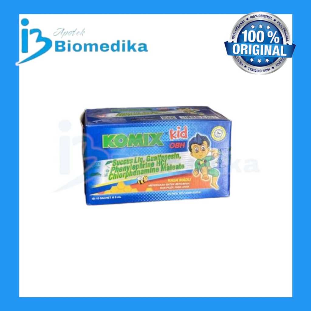 Komix OBH Kid per box isi 10 sachet