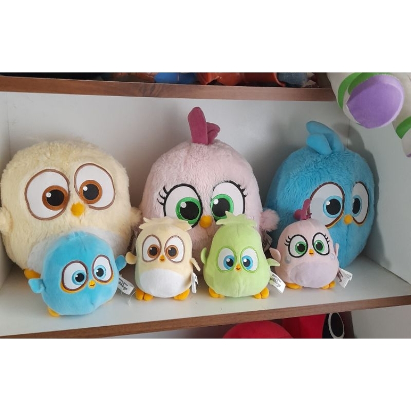 PAKET BONEKA ANGRY BIRD HATCHLING 7pcs