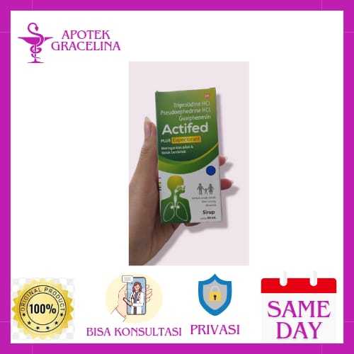 Actifed plus expectorant sirup 60ml