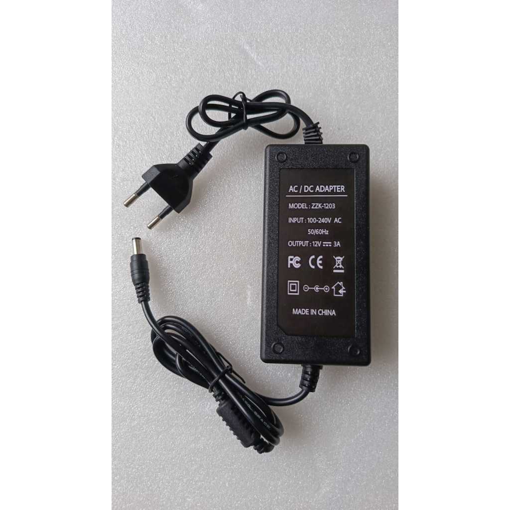 AC/DC ADAPTOR 12V 3A model : ZZK-1203