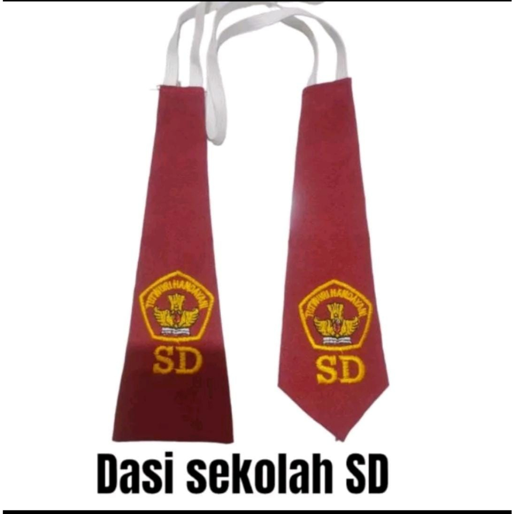 dasi sd bordir cewe cowo