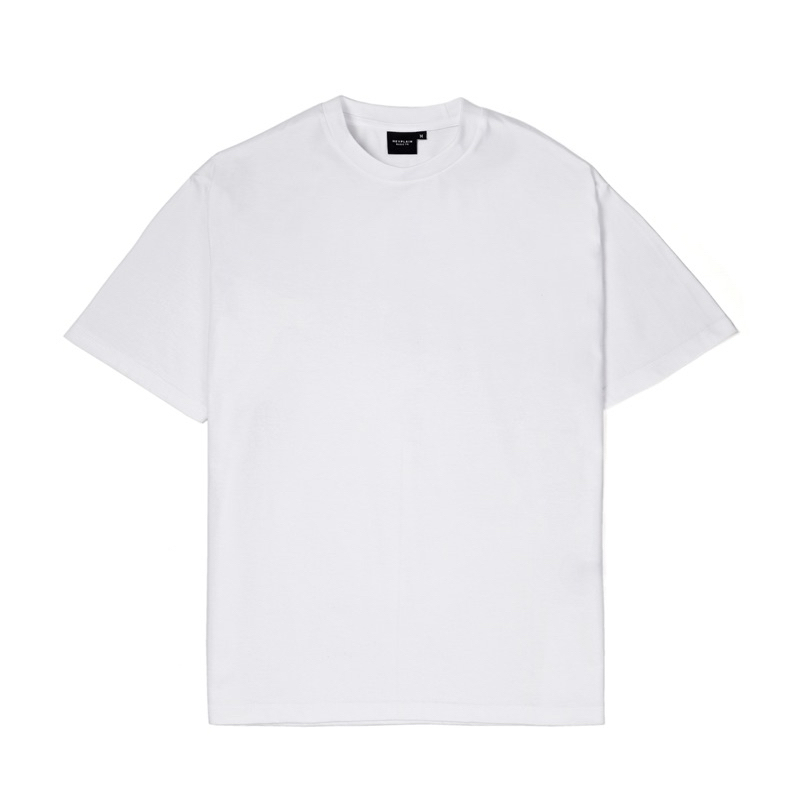 Heyplain Kaos Polos Putih Lengan Pendek - Basic T's Cotton Combed 24S