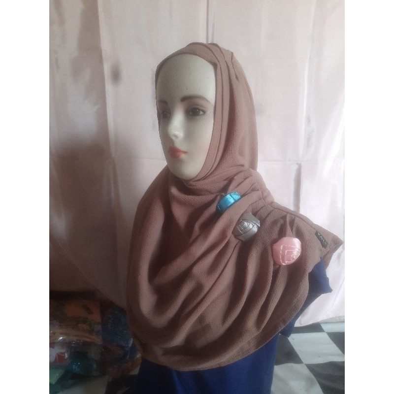 hijab luris bunga