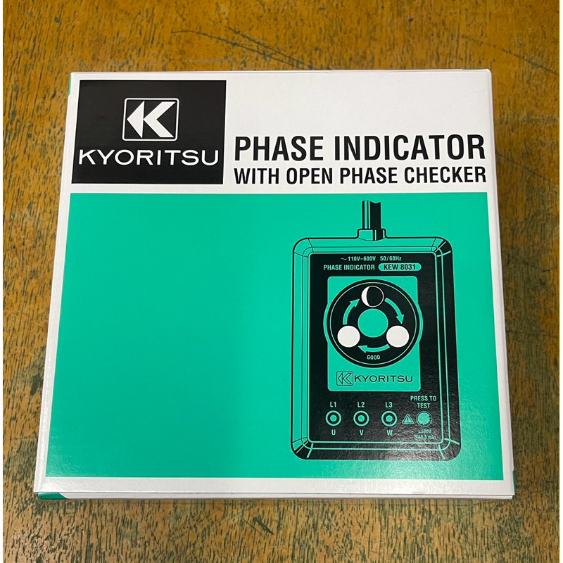 Kyoritsu 8031 Phase indicator 3phase with open phase checker