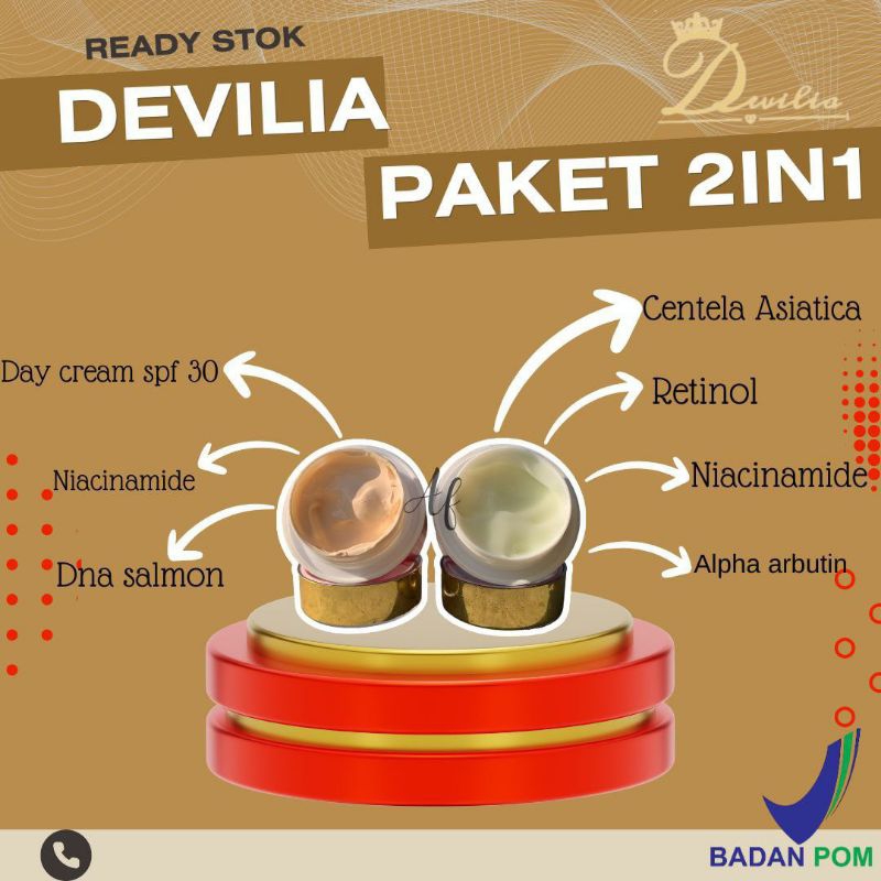 Paket hemat devilia skincare