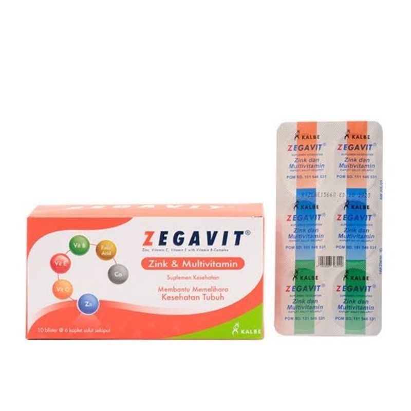 Zegavit Tablet Strip isi 6 Tablet