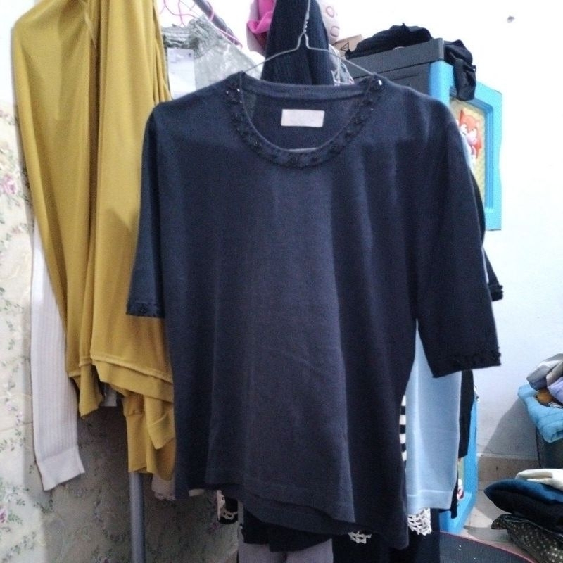 Preloved rajut lengan pendek