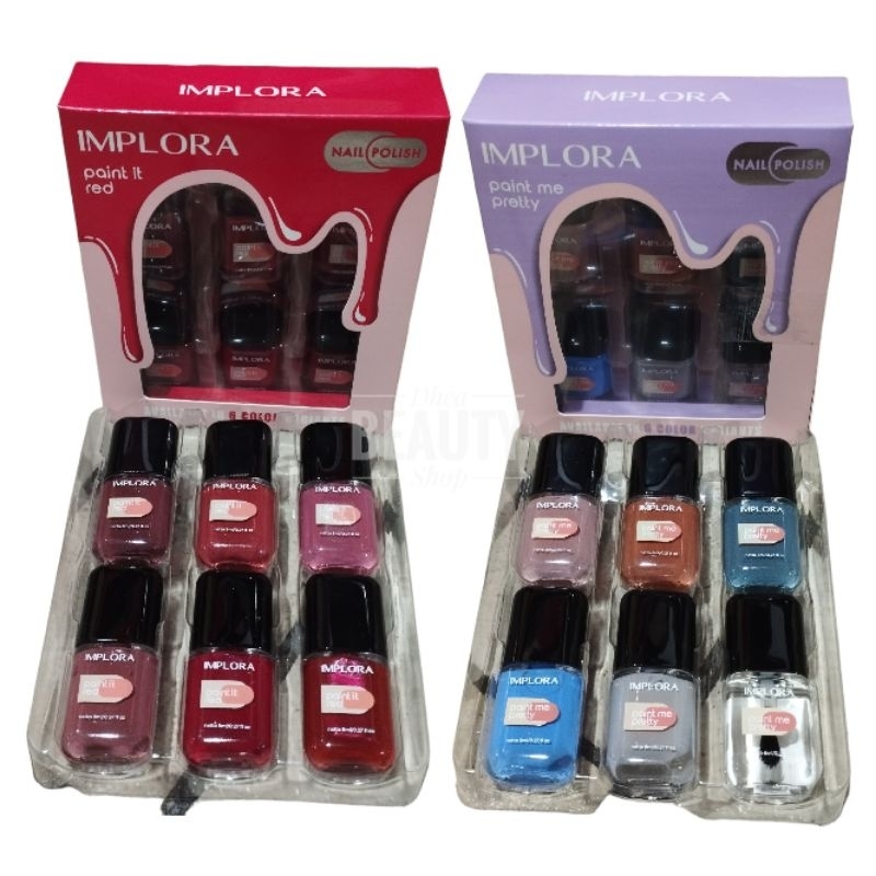 Implora Nail Polish Available In 6 Color Variants