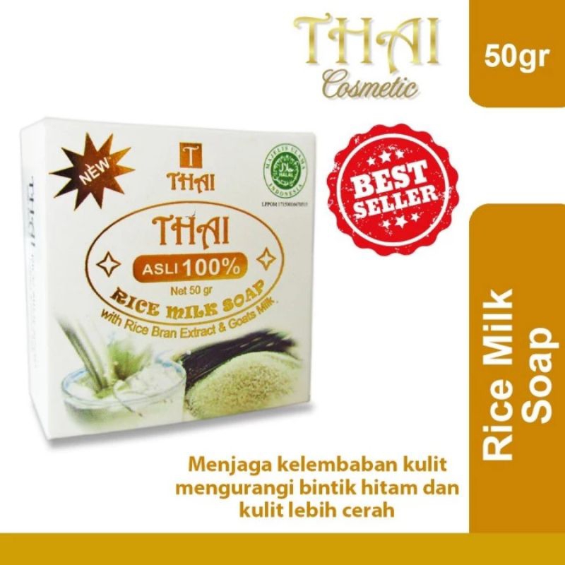 Thai rice milk soap