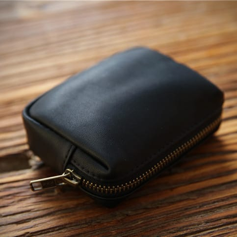 Dompet koin kulit asli / dompet mini model simple