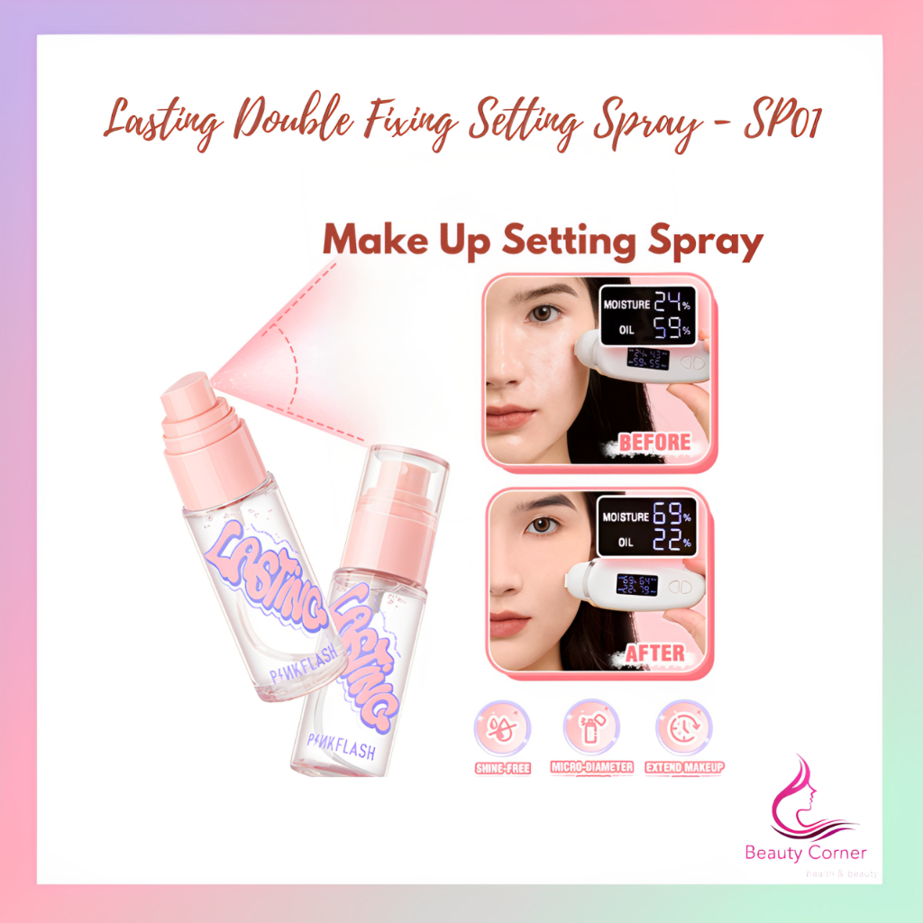 Pinkflash Lasting Double Fixing Setting Spray SP01 - 40ml