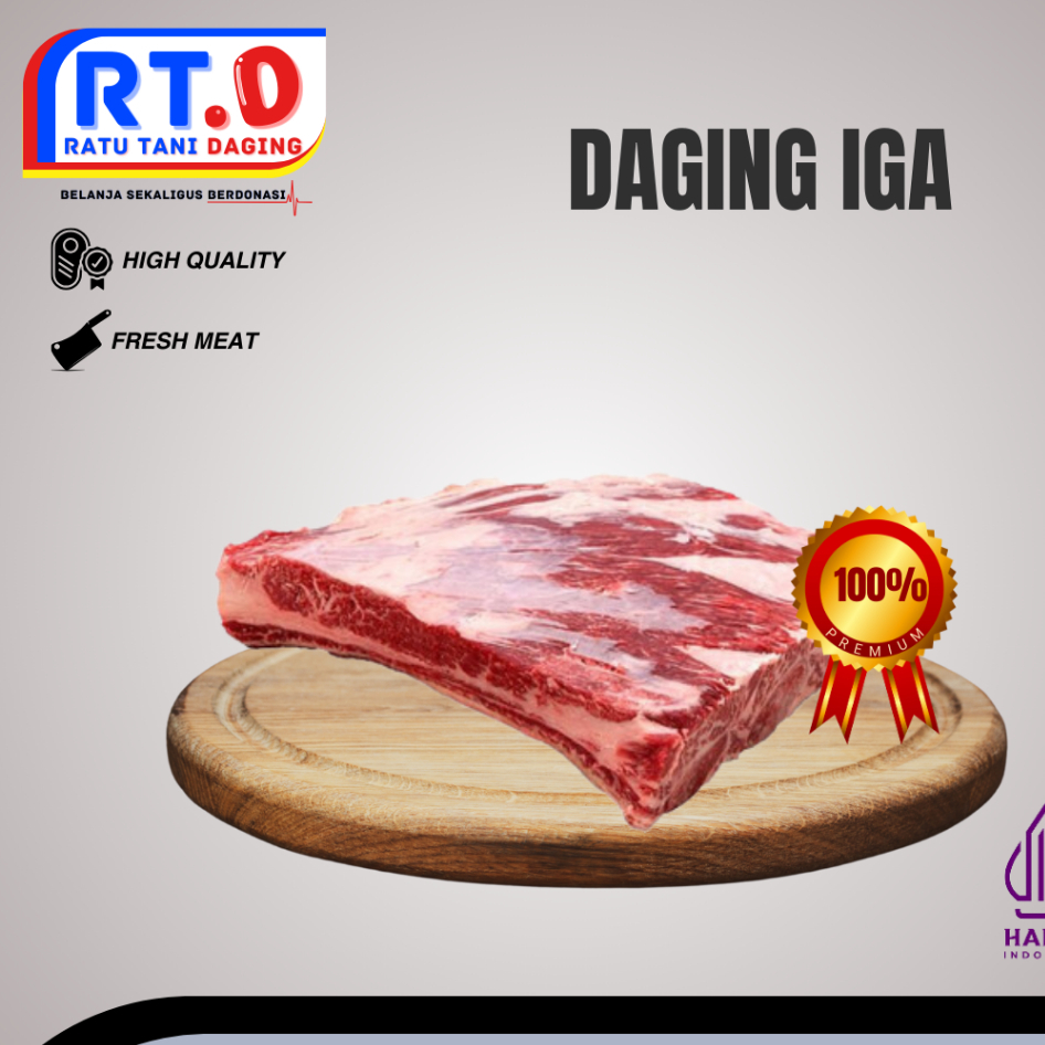 daging iga sapi segar 1000gram/ 1kg