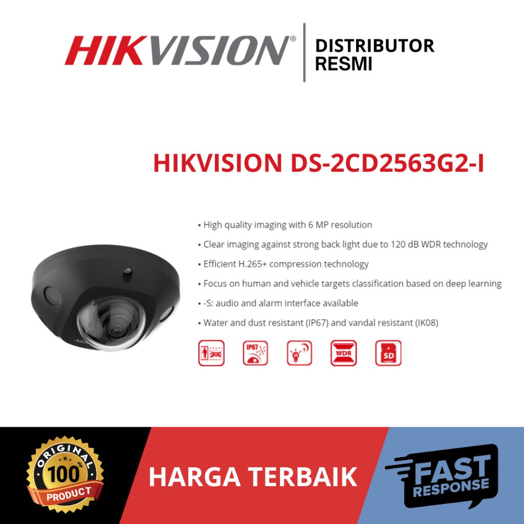 HIKVISION DS-2CD2563G2-I 6MP