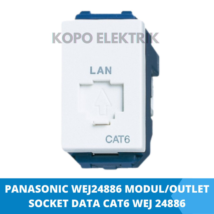 Panasonic WEJ24886 Modul/Outlet Socket Data Cat6 WEJ 24886