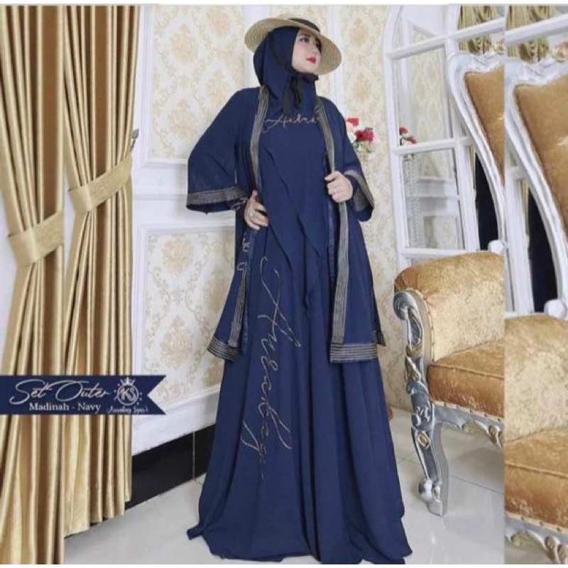 set baju dan Khimar