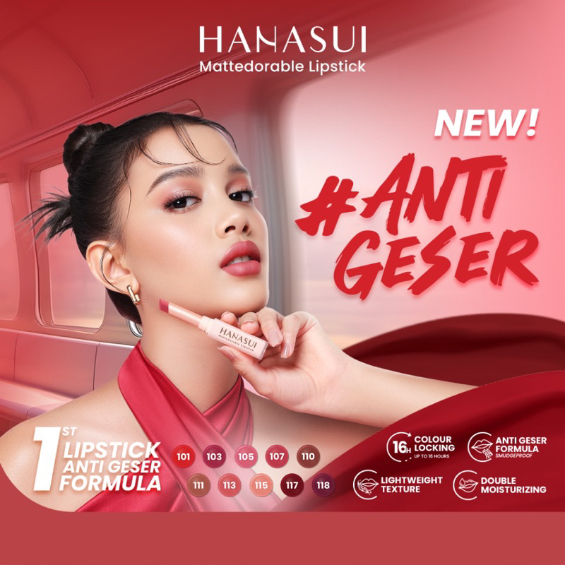 HANASUI MATTEDORABLE MATTE LIPSTICK