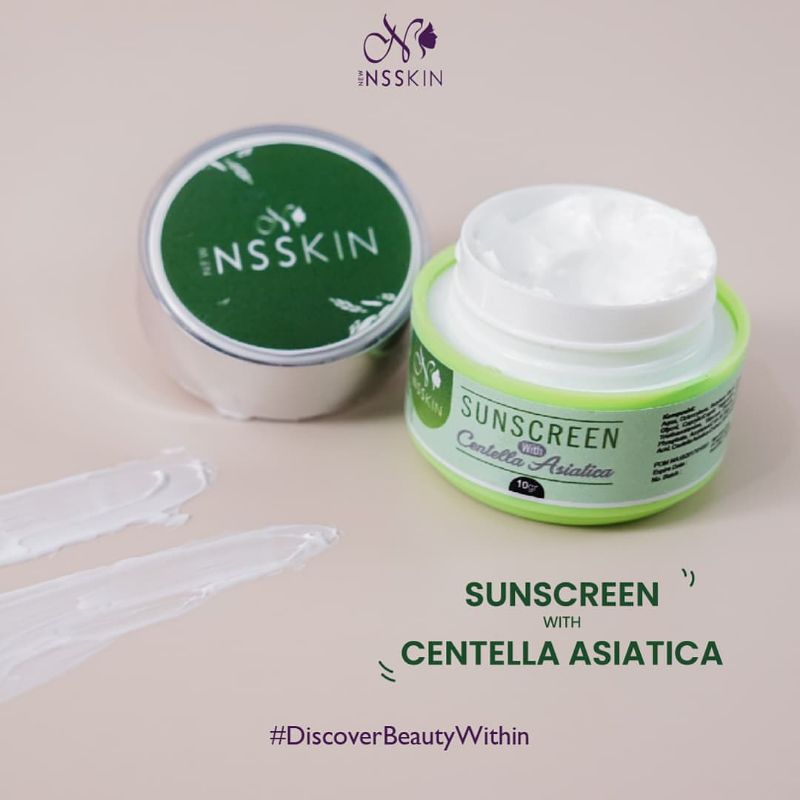 (BISA COD) NEW NSSKIN SUNSCREEN CENTELLA