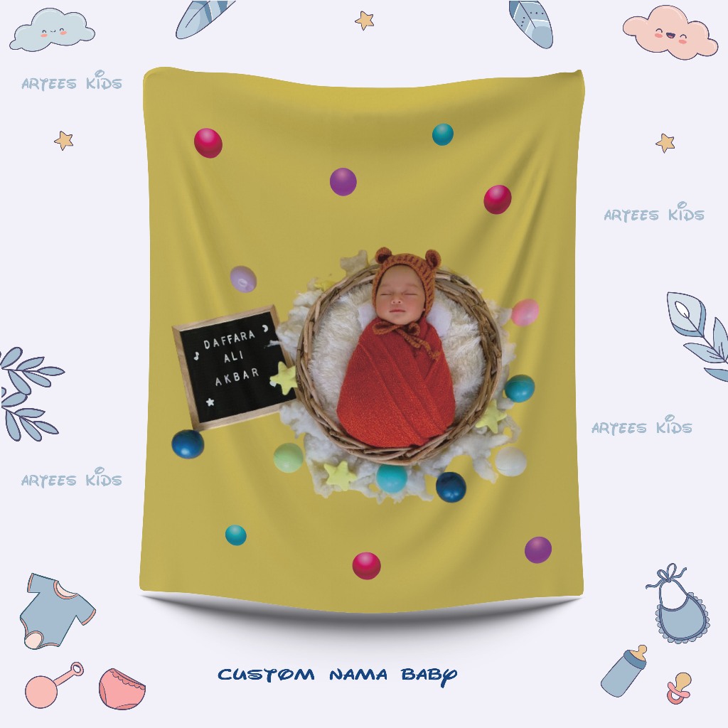 custom selimut baby