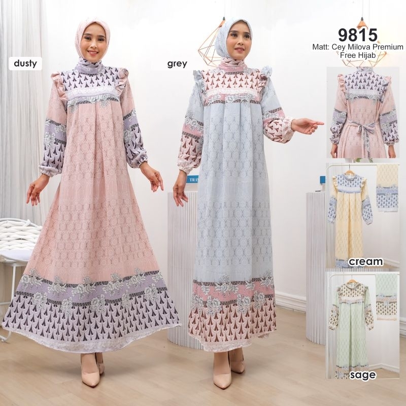 Gamis CEY Free Hijab