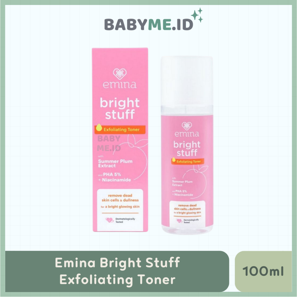 Emina Bright Stuff Exfoliating Toner 100 ml