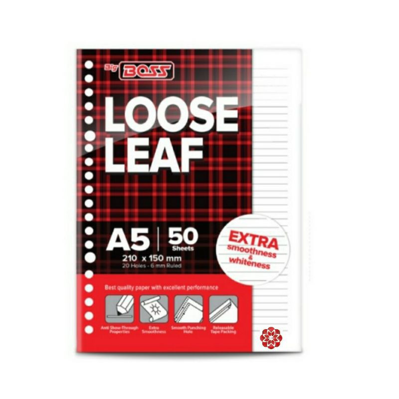KERTAS BINDER A5 ISI 50