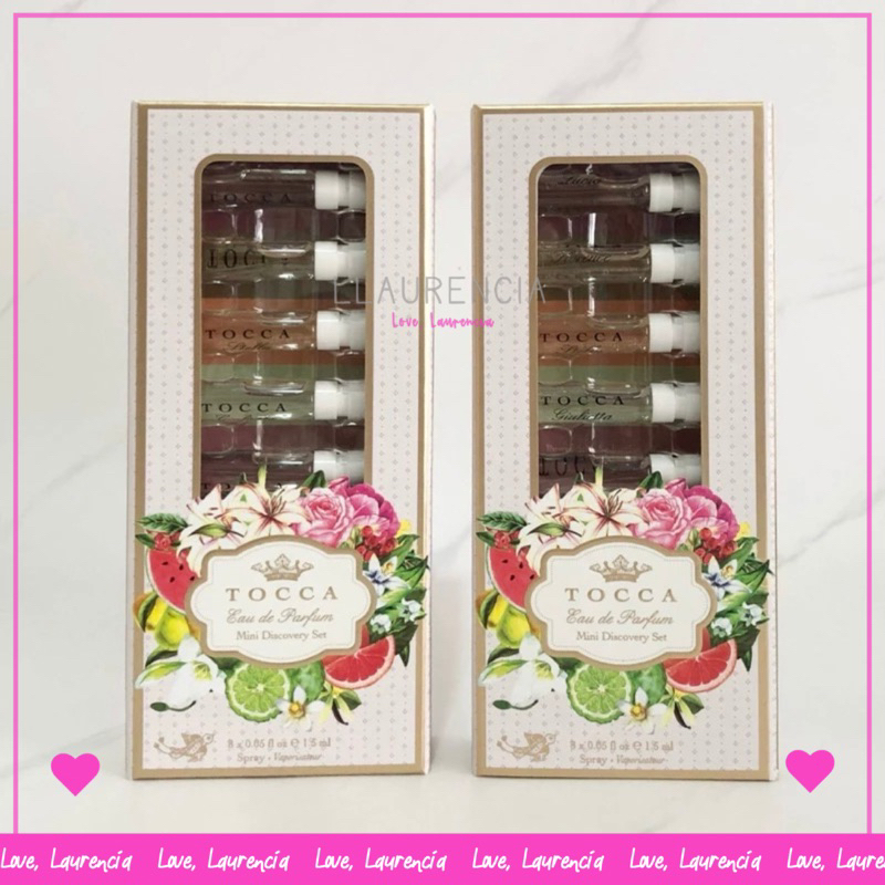 TOCCA Discovery Collection Gift Sampler Set / Eau de Parfum perfume vial sample spray