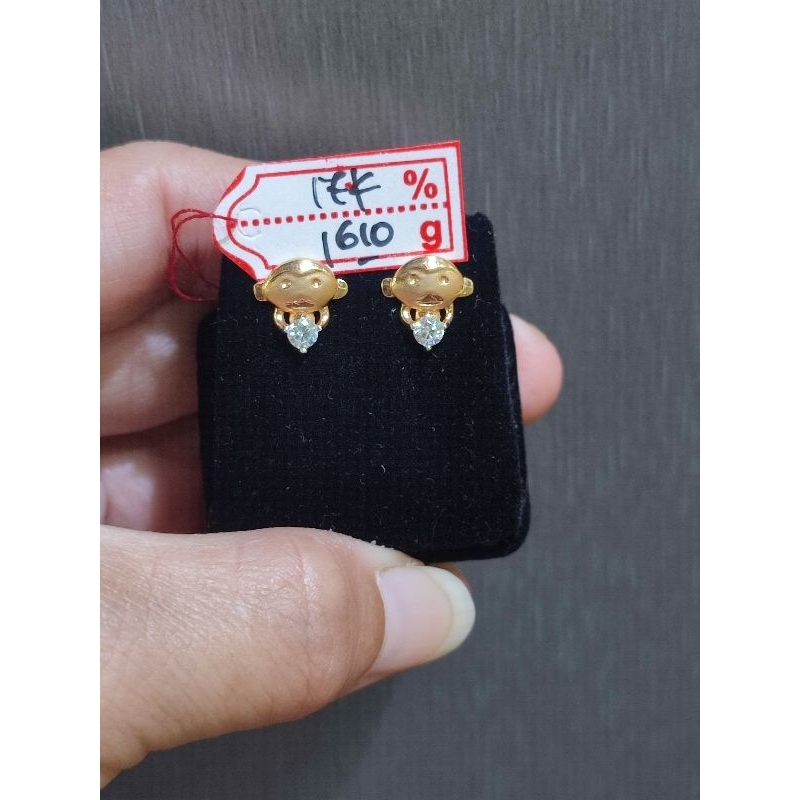 Anting emas 75 kepala monyet
