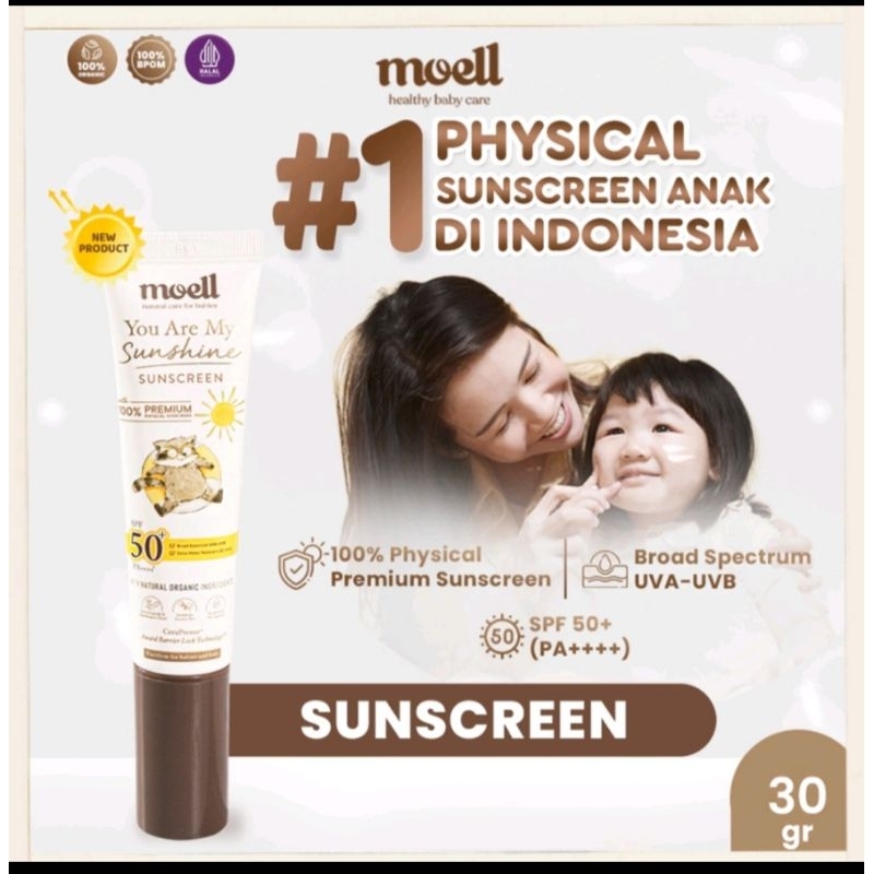 MOELL100% PREMIUM PHYSICAL SUNSCREEN