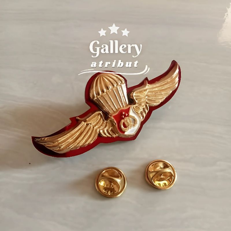 wing terjun pin penerjun polri