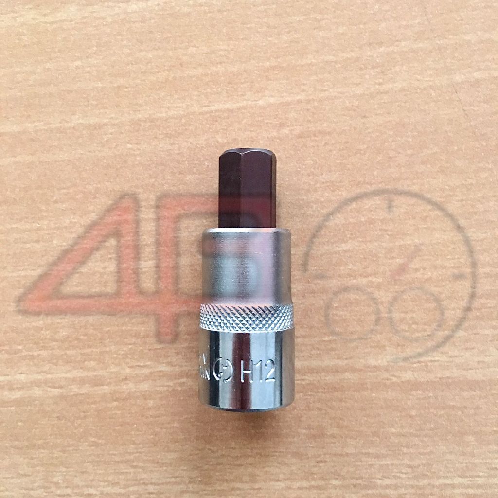 1/2" DR HEX BIT SOCKET H12 LIPPRO