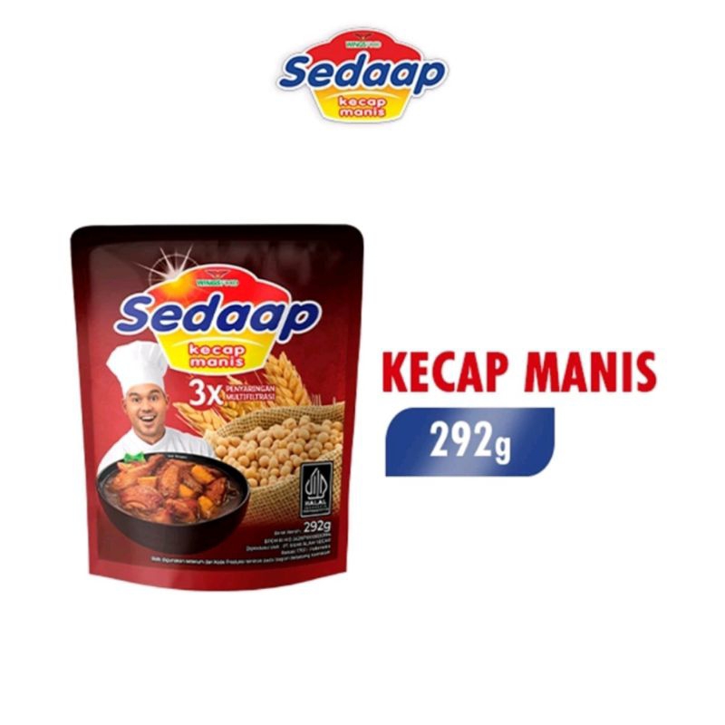 Sedaap Kecap Manis Pouch 250ml