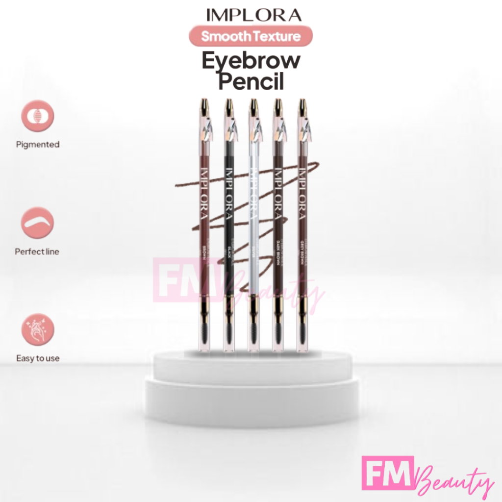 BISA COD Implora Pensil Alis 2 IN 1 original