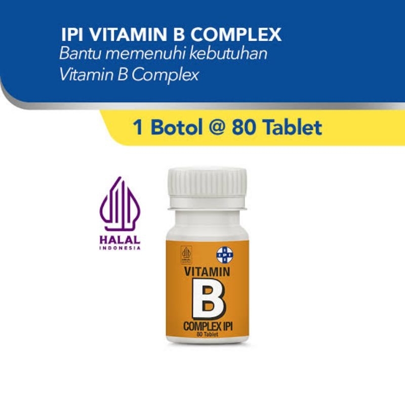 IPI Vitamin B Complex isi 80 Tablets