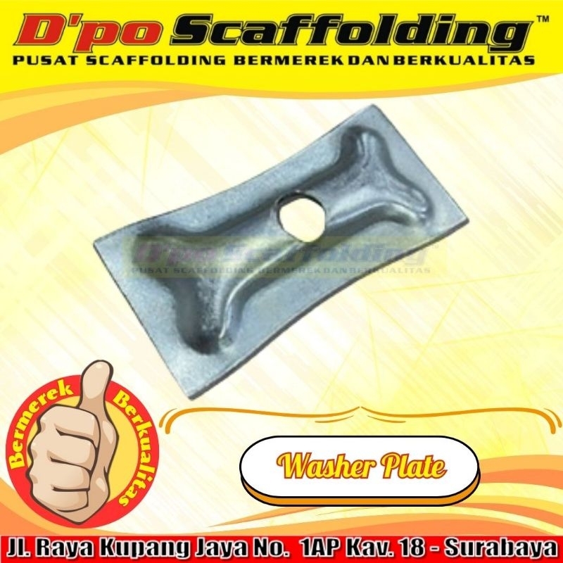 washer plate for bekisting