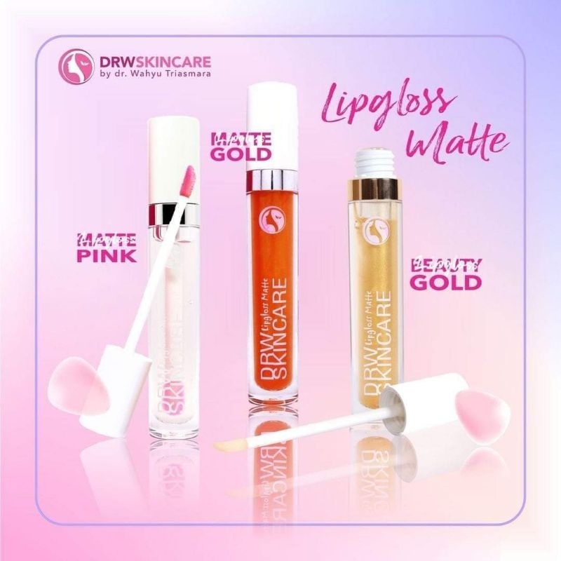 Lipgloss Matte Gold & Pink