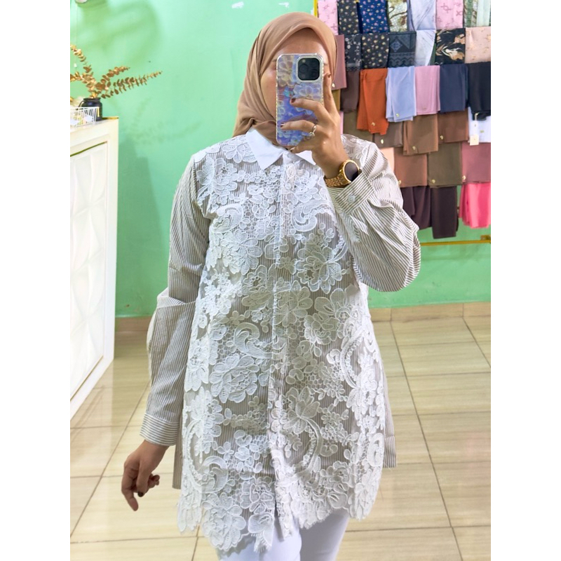 blouse import mix brokat