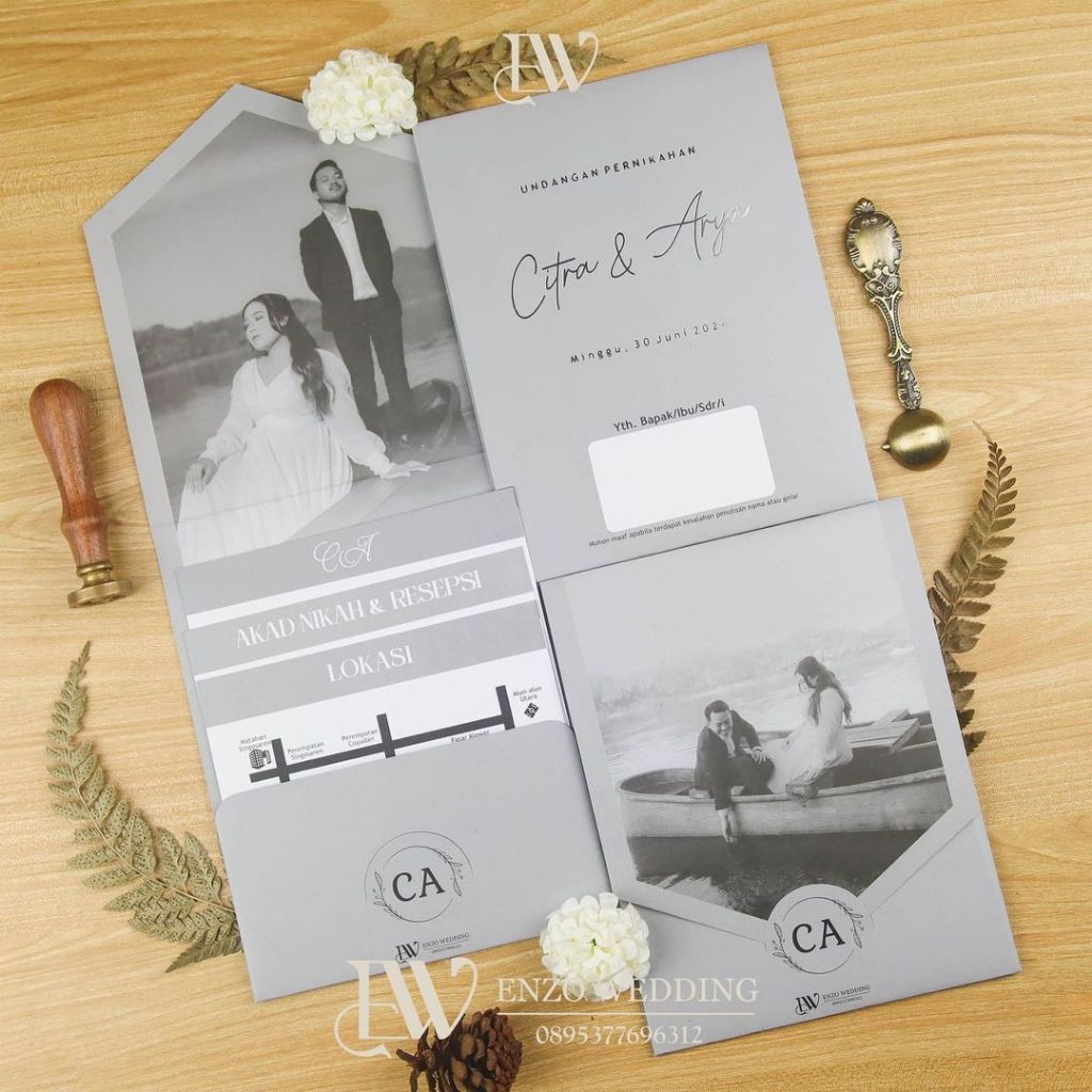 Undangan Pocket Softcover Envelope